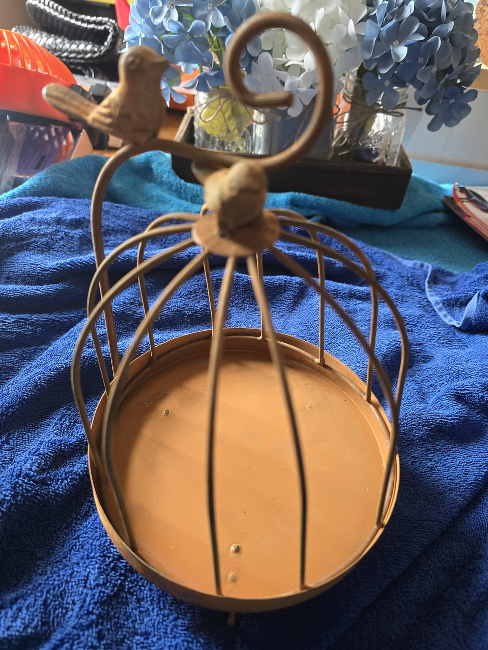 Vintage Birdcage Candle Holder